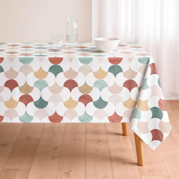 Nappe imprimée anti-taches MIREN MULTICOLOR