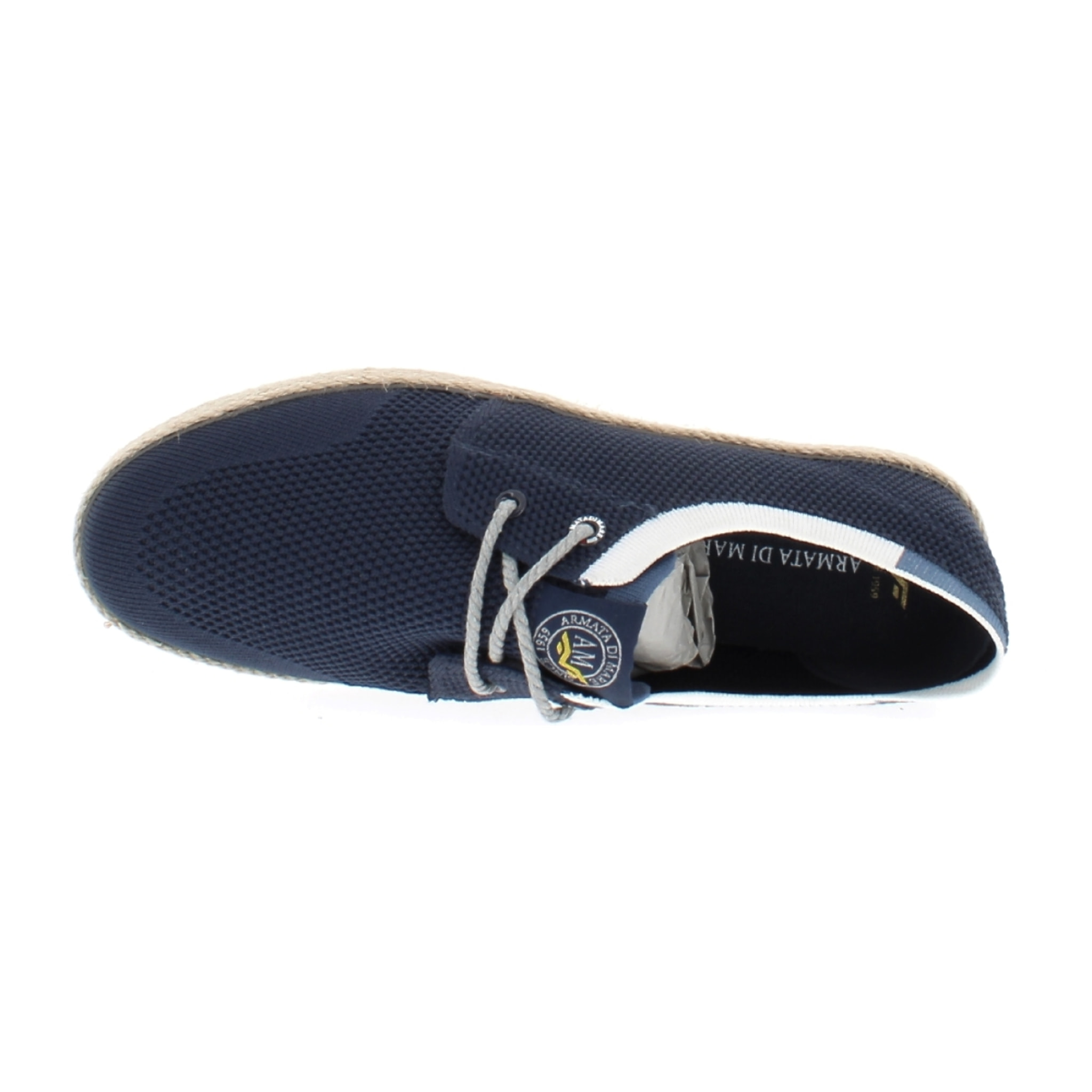 Armata di Mare Scarpe Uomo Espadrillas Stringate con Soletta Comfort AMU S24N523 Navy