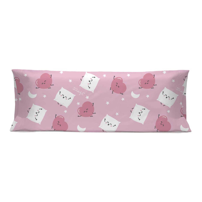Funda de almohada 45x110 cm (cama de 90 cm) CORAZONES
