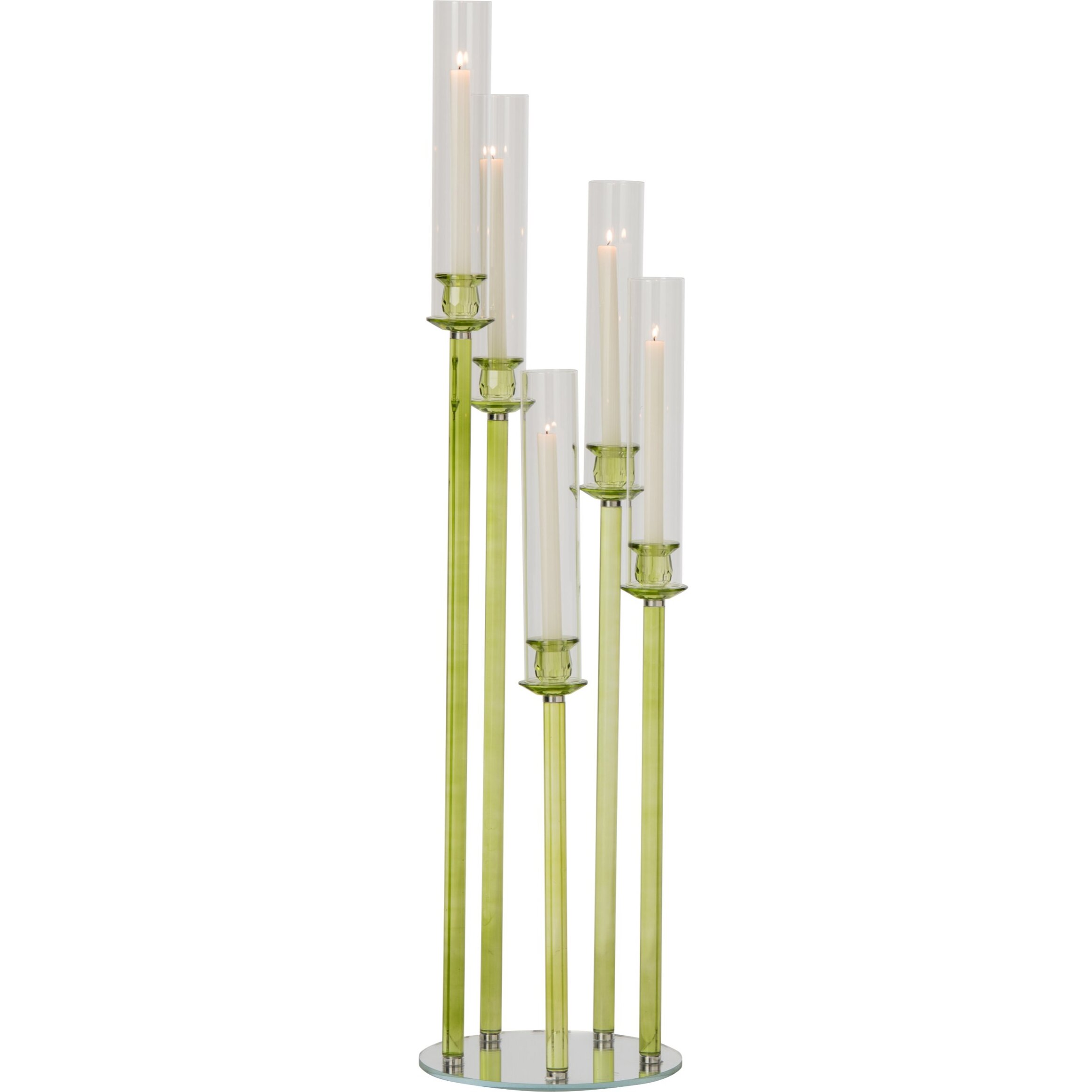 J-Line Chandelier Cristal Vert