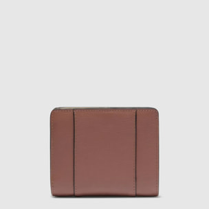 Piquadro Portafogli da in pelle con portamonete, porta carte di credito e protezione RFID