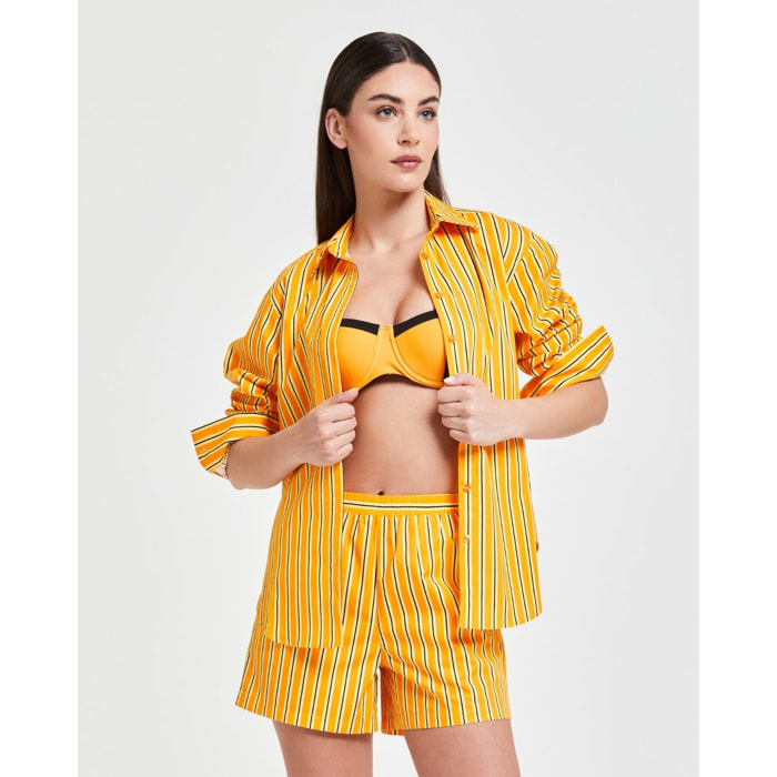 Pompea x Silvian Heach camicia over