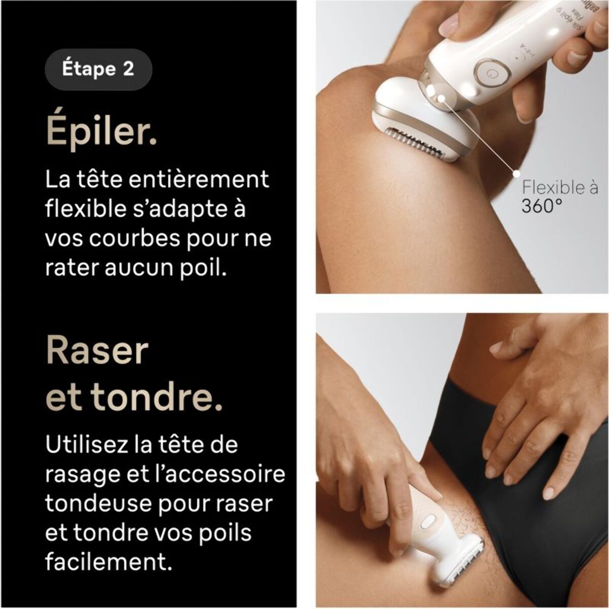 Epilateur électrique BRAUN Silk-épil SES 9-481 3D Flex Skin Spa