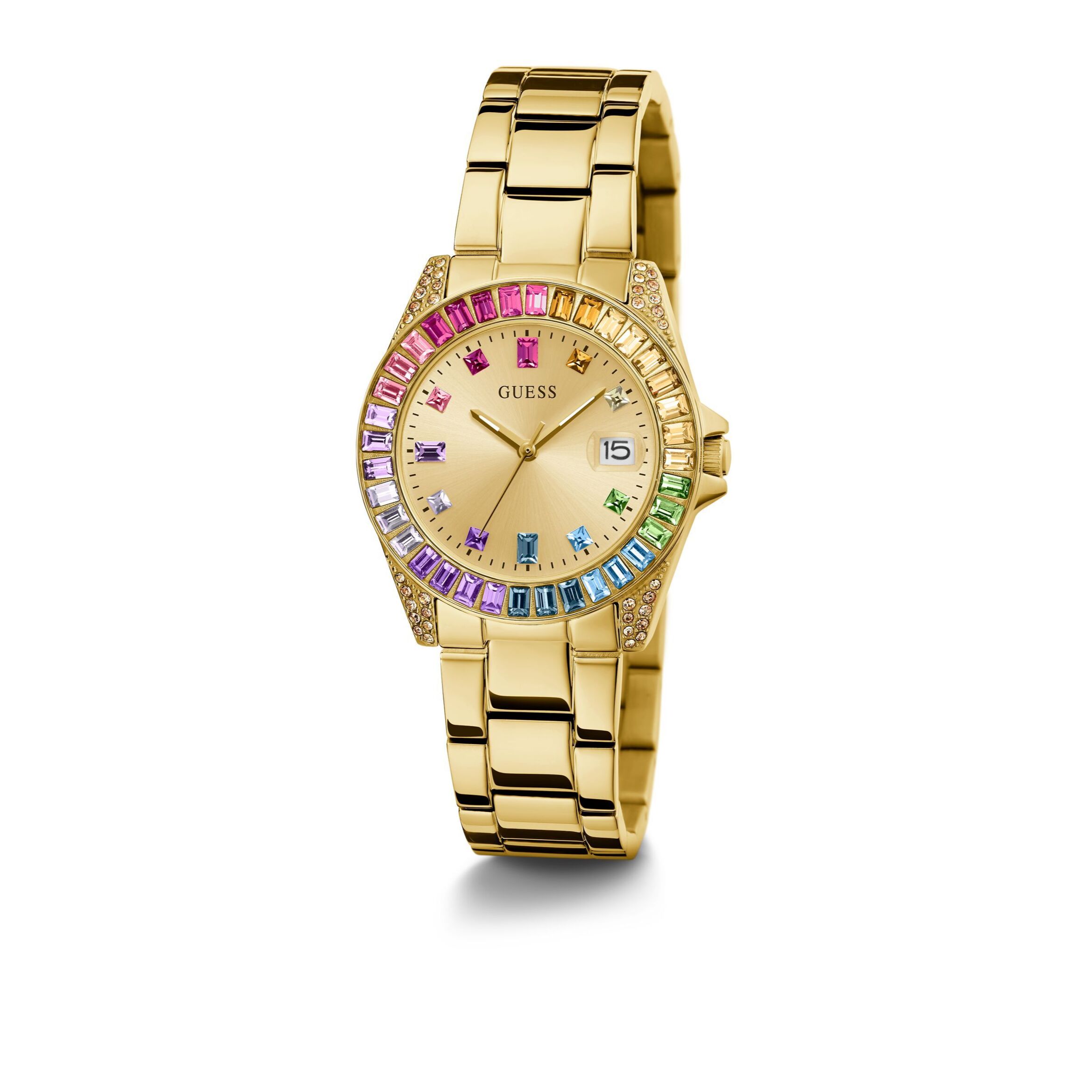 Guess Orologio Analogico Al Quarzo Gd Opaline