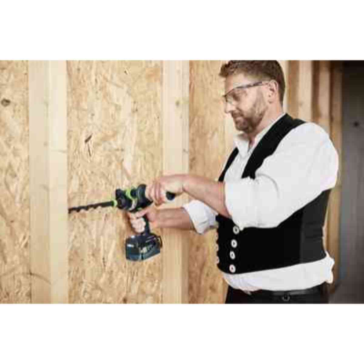 Perceuse-visseuse à percussion sans fil QUADRIVE TPC 18/4-Basic - FESTOOL - sans batterie - Systainer - 575604