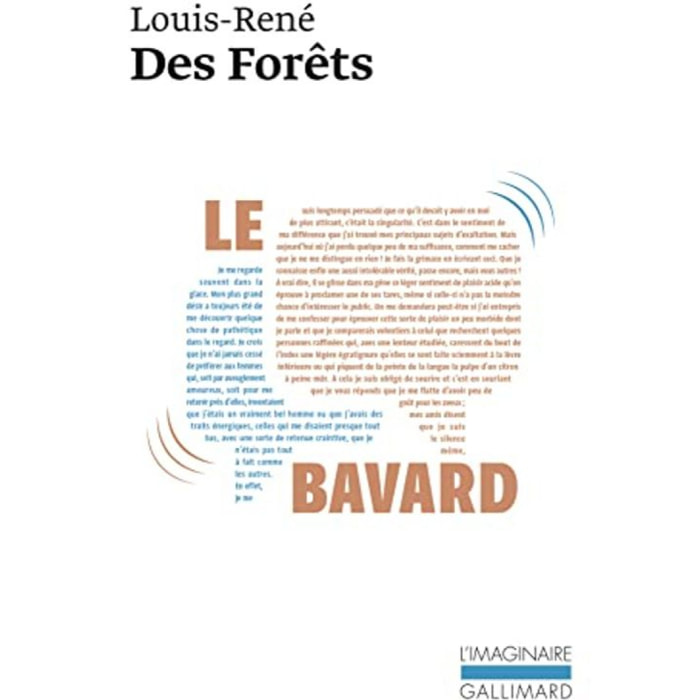 Des Forêts,Louis-René | Le Bavard | Livre d'occasion