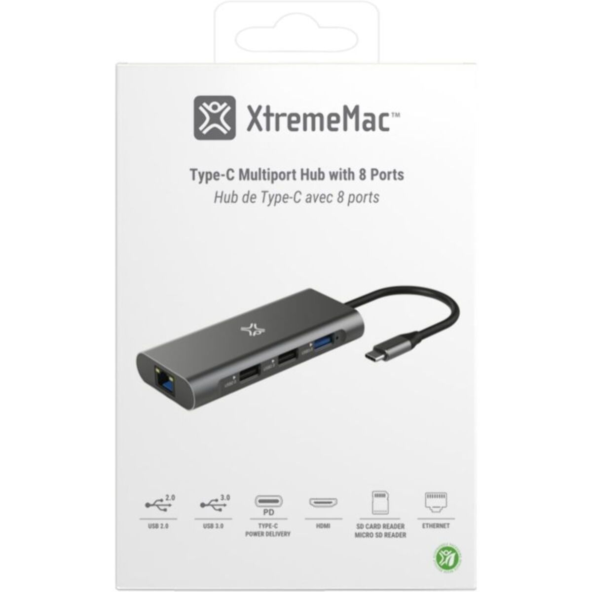 Hub USB C XTREMEMAC USB-C 8 en 1