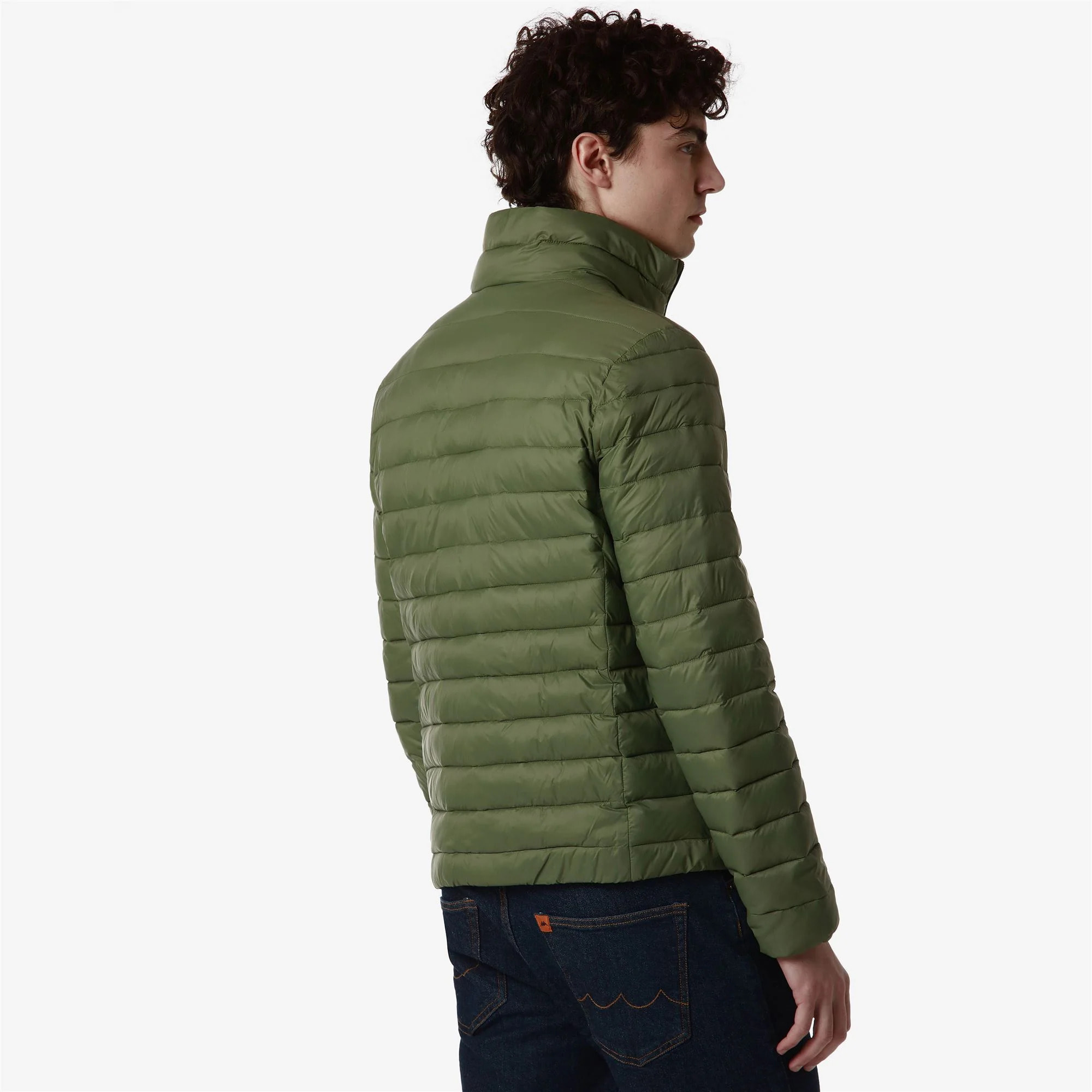 Kappa - Giacche Uomo Verde - Osral Soft Nylon