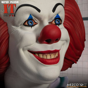 Stephen Kings It 1990 Mds Roto Peluche Bambola Pennywise 46 Cm Mezco Toys