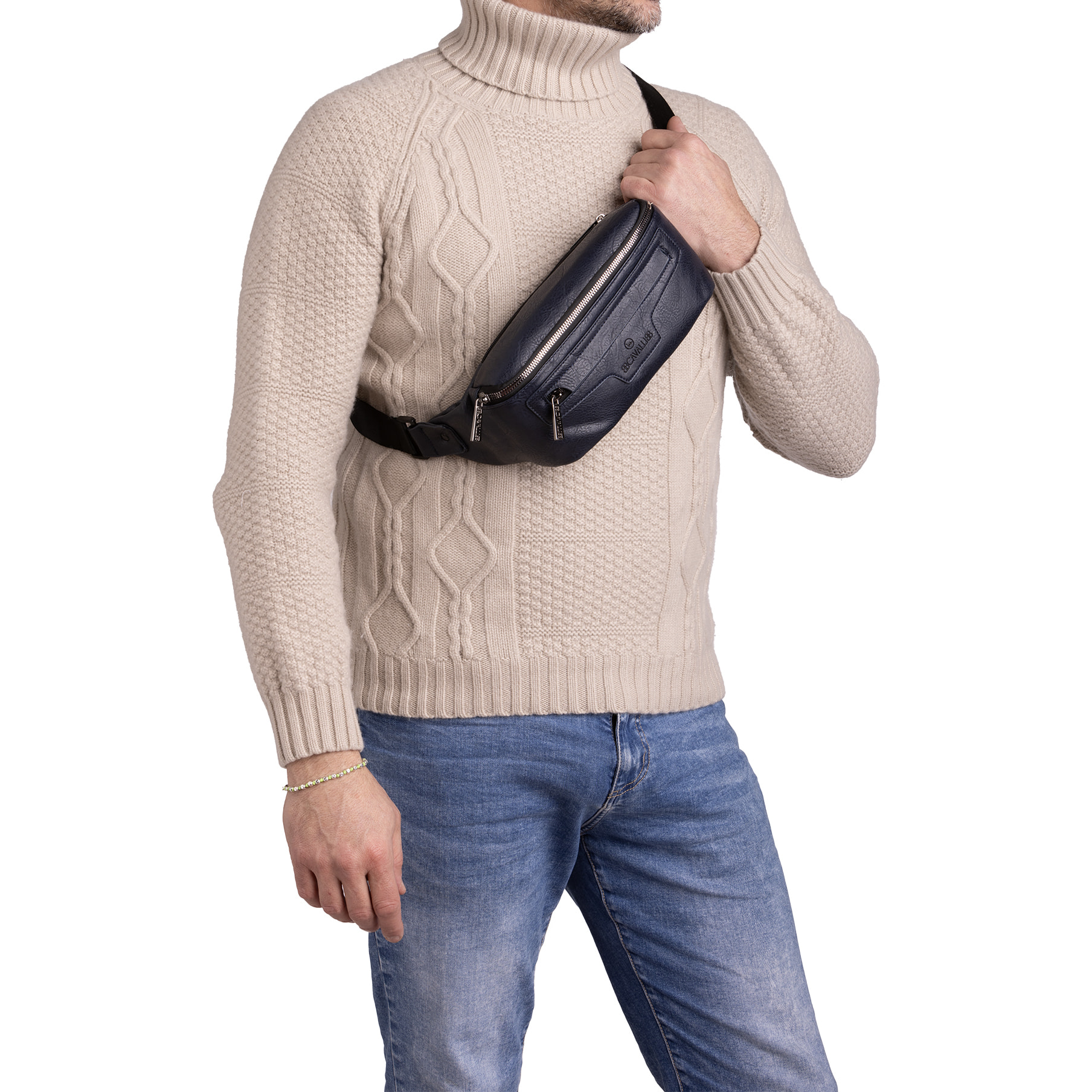 Marsupio  da uomo Textile Polyester 40x12x9 cm