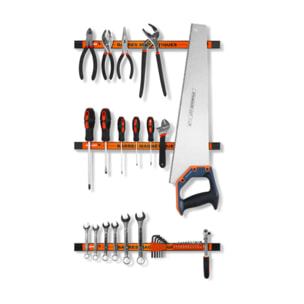 Barres magnétiques porte-outils - set de 3