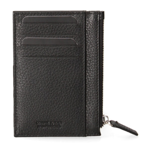 Porta carte da uomo In Vera pelle Made in Italy 9,75x10x2,75 cm