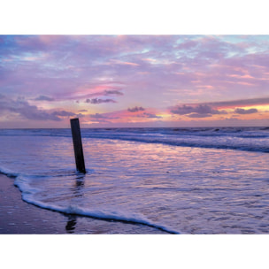 Papier peint panoramique plage et mer au sunset Intissé