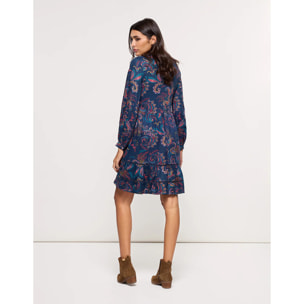 Vestido corto Azul Marino - Heridress