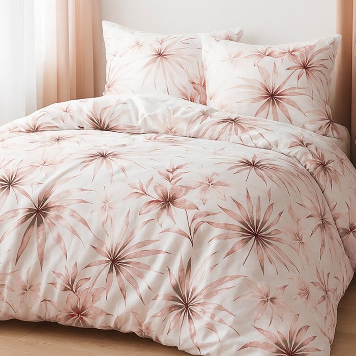 Parure housse de couette 100% percale de coton - rosavela
