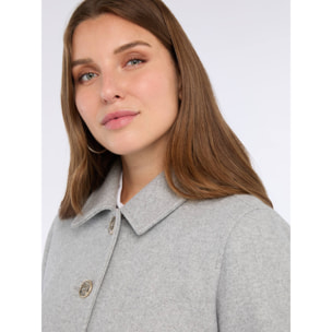 Fiorella Rubino - Chaqueta corta de tejido de punto - Gris