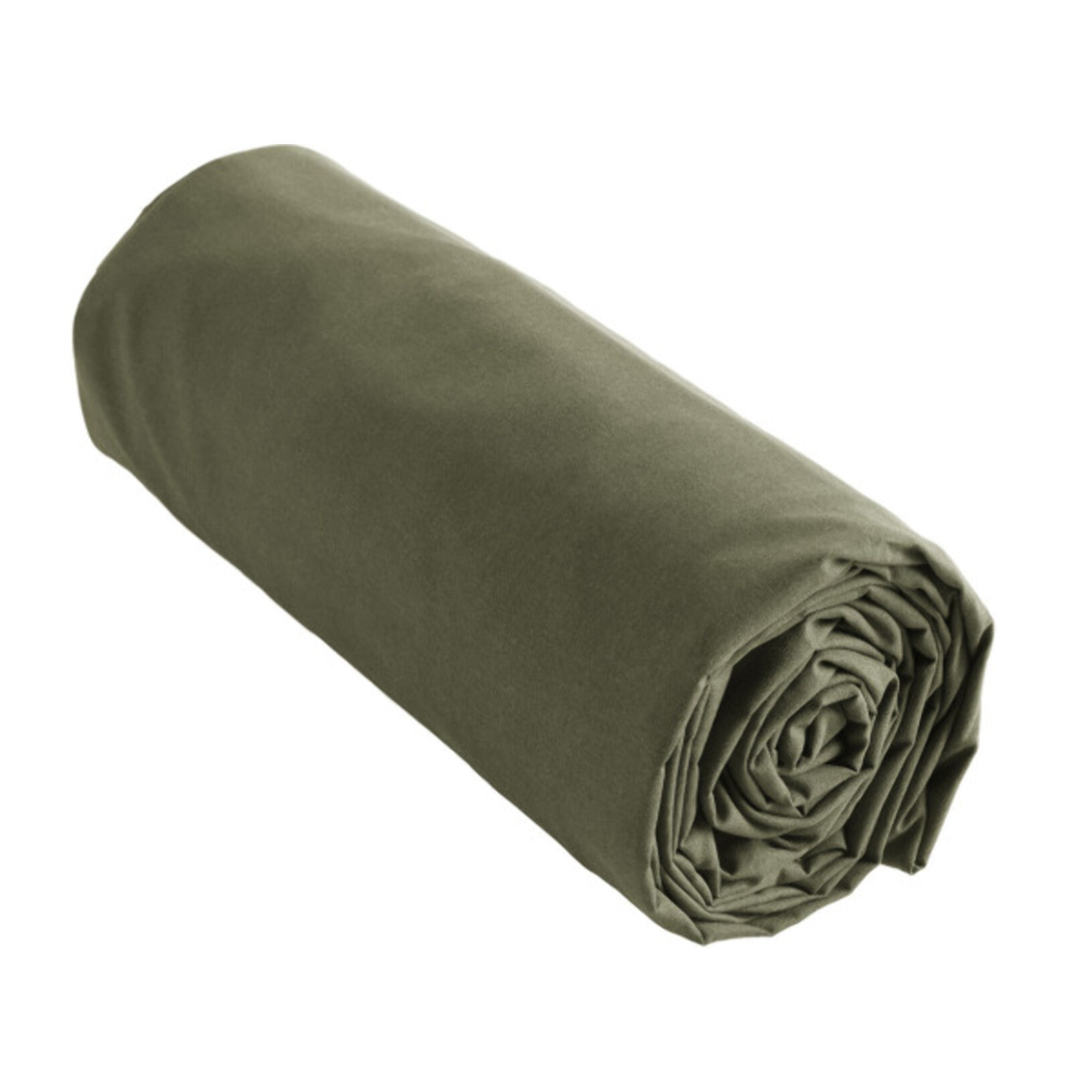 Drap housse 180 x 200 cm en coton avec bonnet H. 30 cm - AMBRE