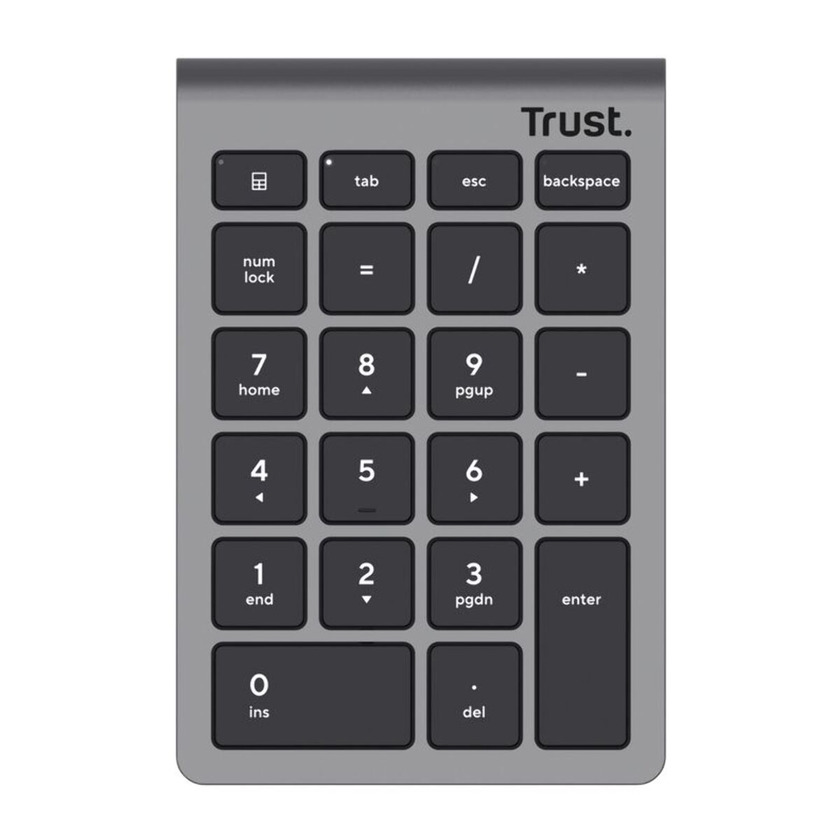 Pavé numérique TRUST Sans fil en aluminium