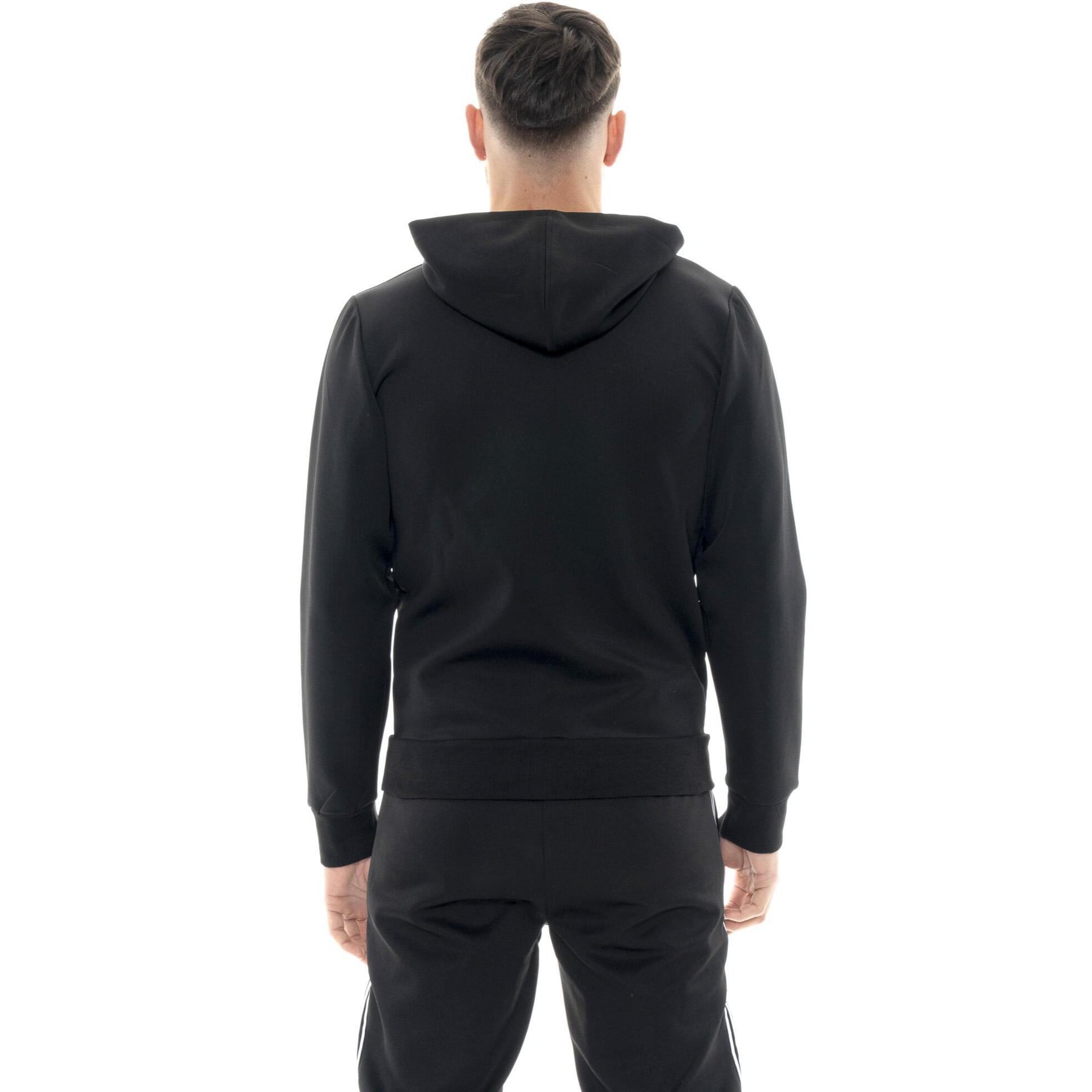 Tuta da uomo in tessuto tecnico con cappuccio e zip, Leone 1947 Tech