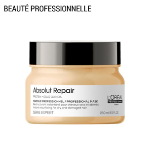 Série Expert Absolut Repair - Masque Restructurant Réparateur - cheveux secs et abîmés 250 ml