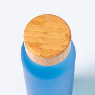 Bidón cristal y bambú 500 ml