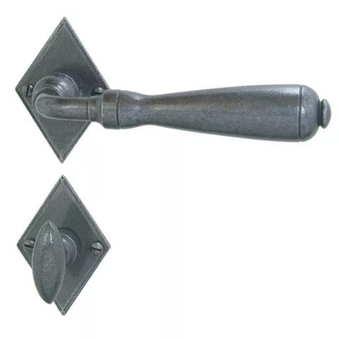 Ensemble Entraygues BRIONNE fer grise Clé L sur rosace 20125 46x69x3 - vis 2.5x10 - ROZ-V.6259011SP