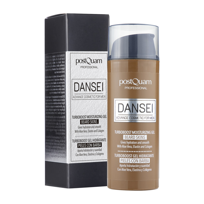 Turbo Boost gel hidratante - Piel con barba - 50 ml