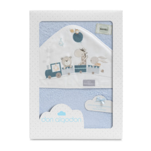 Capa de Baño Don Algodón Bambu Jirafa Tren