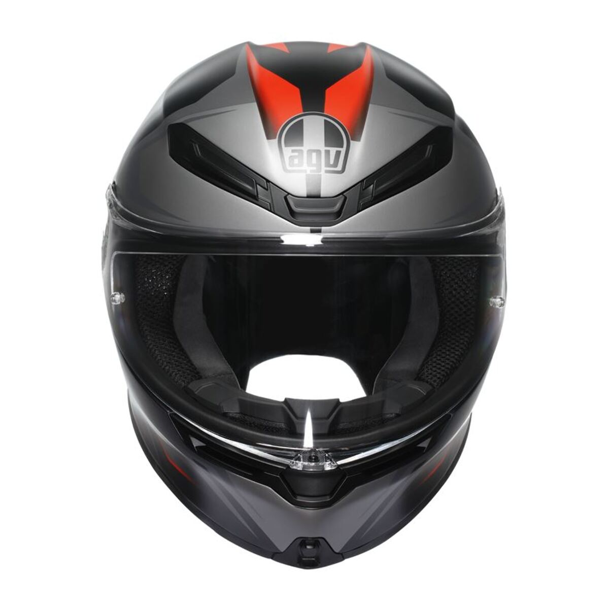 CASCO AGV K6 S AGV E2206 MPLK KARVE MATT BLACK/GREY/RED