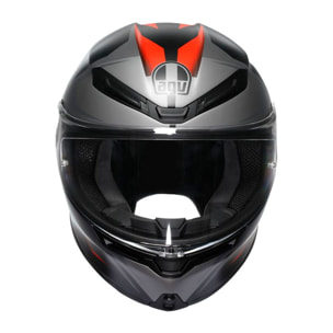 CASCO AGV K6 S AGV E2206 MPLK KARVE MATT BLACK/GREY/RED