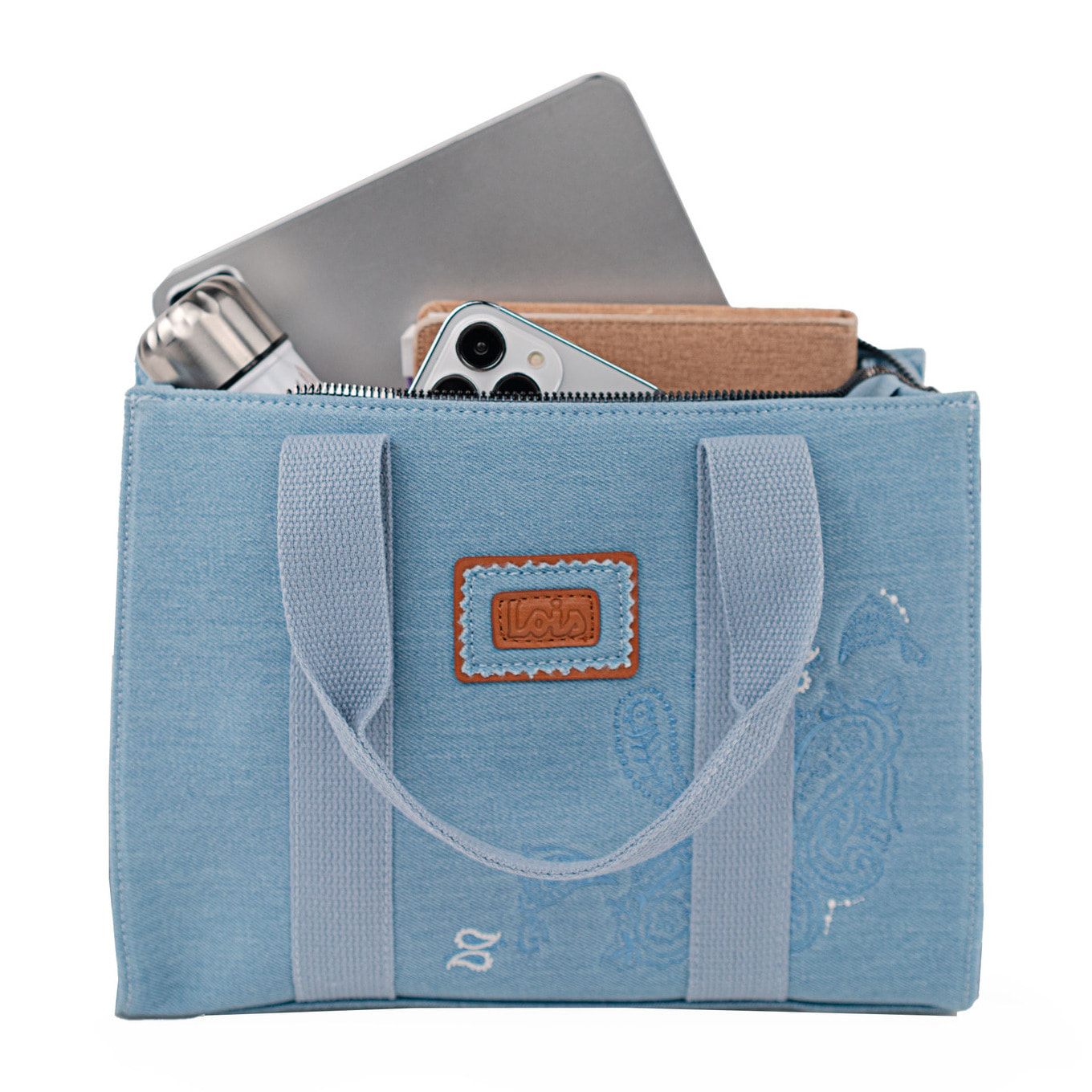 Bolso De Mano Lois Cincinnati Azul