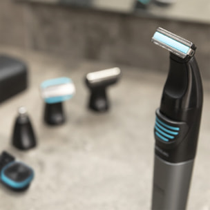 Cecotec Rasoir multigrooming 5 en 1 avec batterie au lithium, lames en acier ino