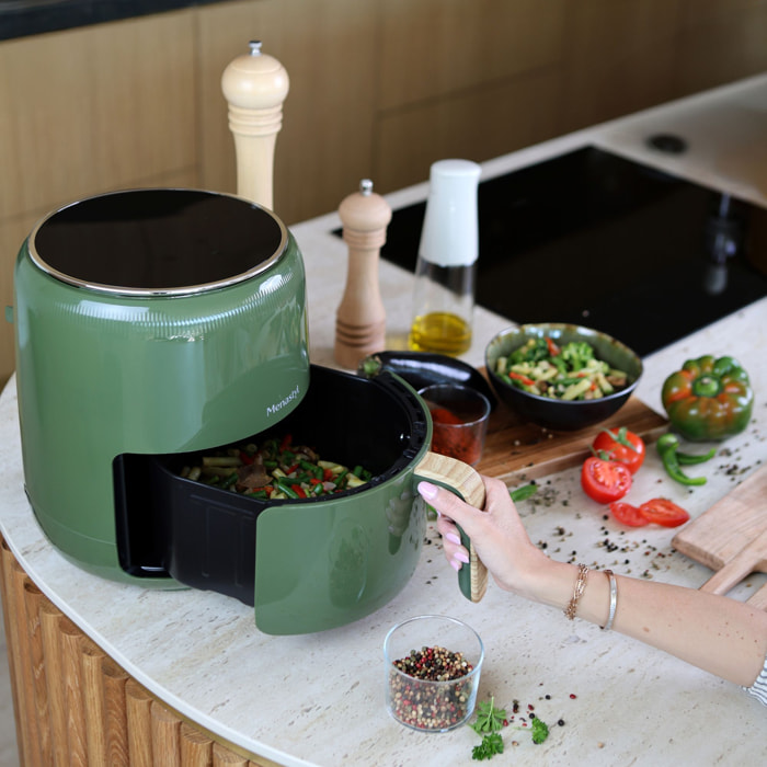 Friteuse sans huile 4,5L verte COLORAMA