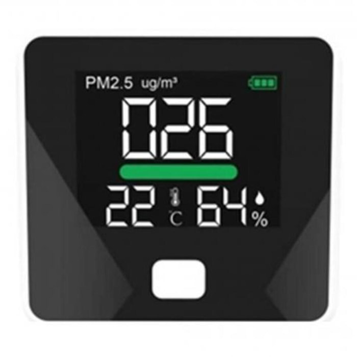 Moniteur de la qualité de l'air avec capteur PM2.5 et 3 fonctions