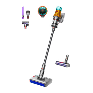 Aspirapolvere lavapavimenti Dyson V12 Detect Slim Submarine (Giallo/Nichel) | Nuovo