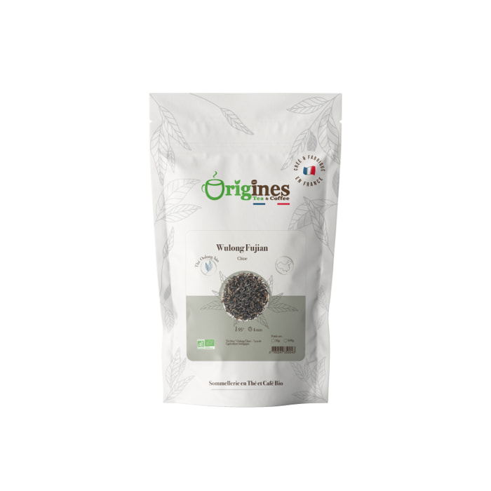 Wulong Fujian - Thé oolong Bio de Chine - Sachet 50g