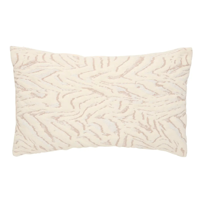 Coussin Betima rectangulaire 38x58cm blanc