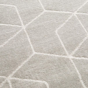 Tapis salon et chambre tissé motif abstrait KEMU