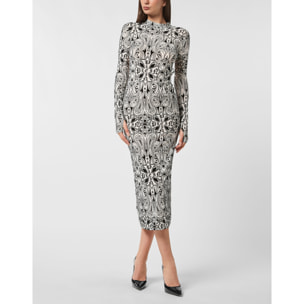 PHILIPP PLEIN Vestido largo GOTHIC PLEIN