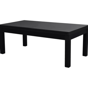 Table de billard convertible noire tapis vert - Eddie