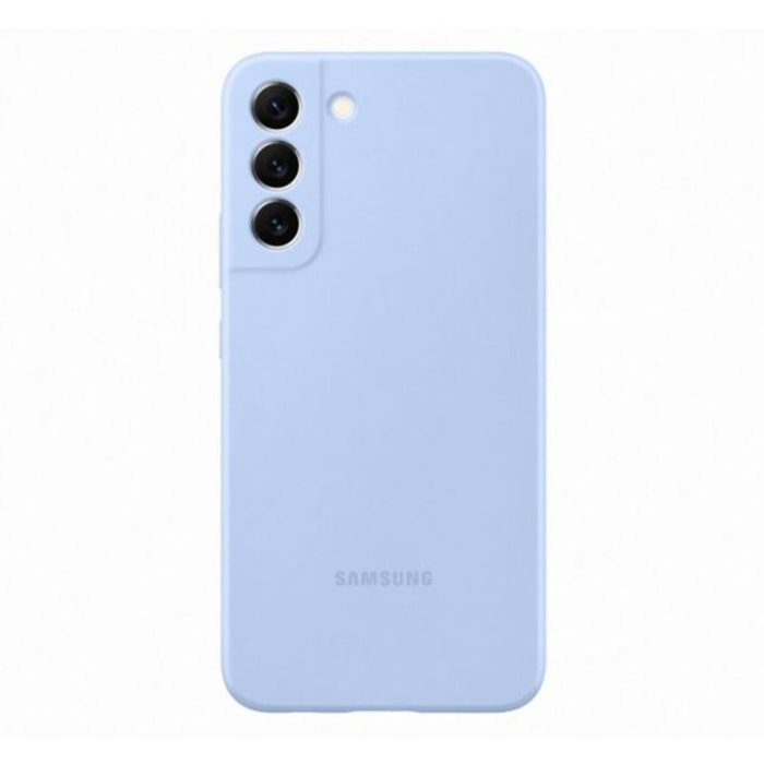 Coque SAMSUNG S22+ Silicone bleu