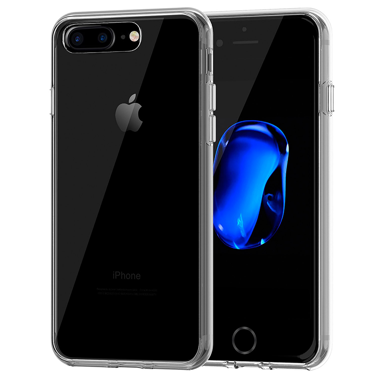 DAM Custodia Gel Trasparente per IP7 PLUS / 8 PLUS 815 Cm. Colore trasparente