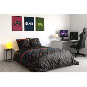 Parure Housse De Couette 3pcs 100% coton 57fils Holi