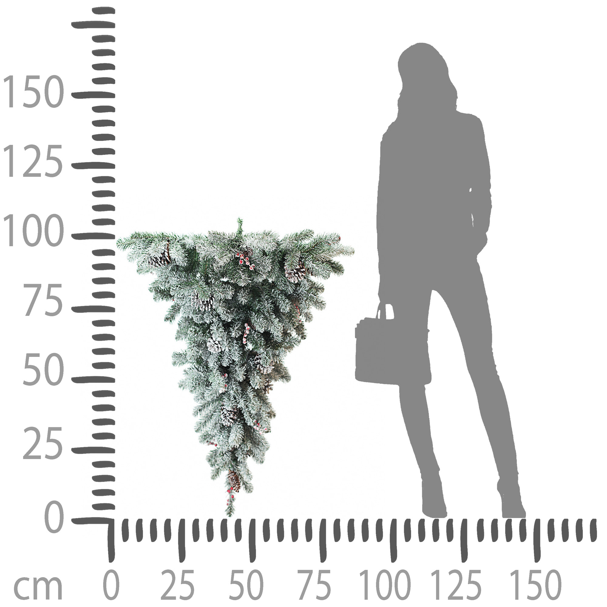 Abete Natalizio - Pezzi 1 - 85xH107x85cm - Bianchi Dino SpA