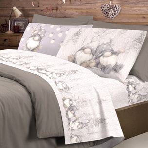 Completo letto nanetti eureka beige
