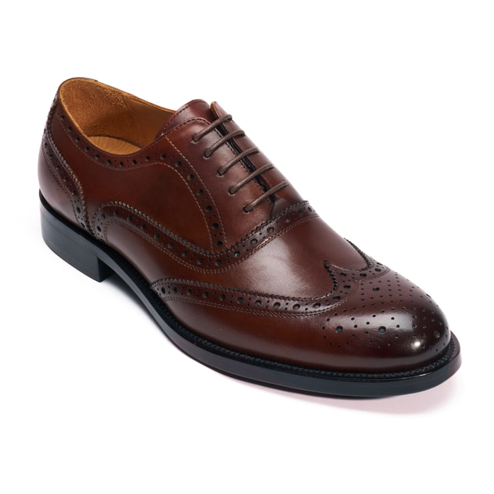 Scarpa Oxford British Passport Testa di moro