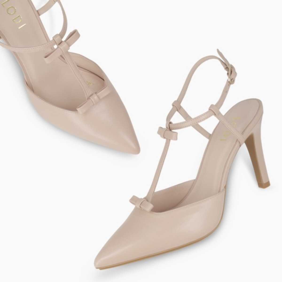 ZAPATOS DE SALÓN NUDE RIEJU-X