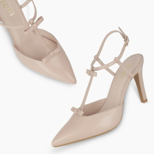ZAPATOS DE SALÓN NUDE RIEJU-X