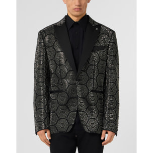 PHILIPP PLEIN Lord Fit Blazer Bling Monogram