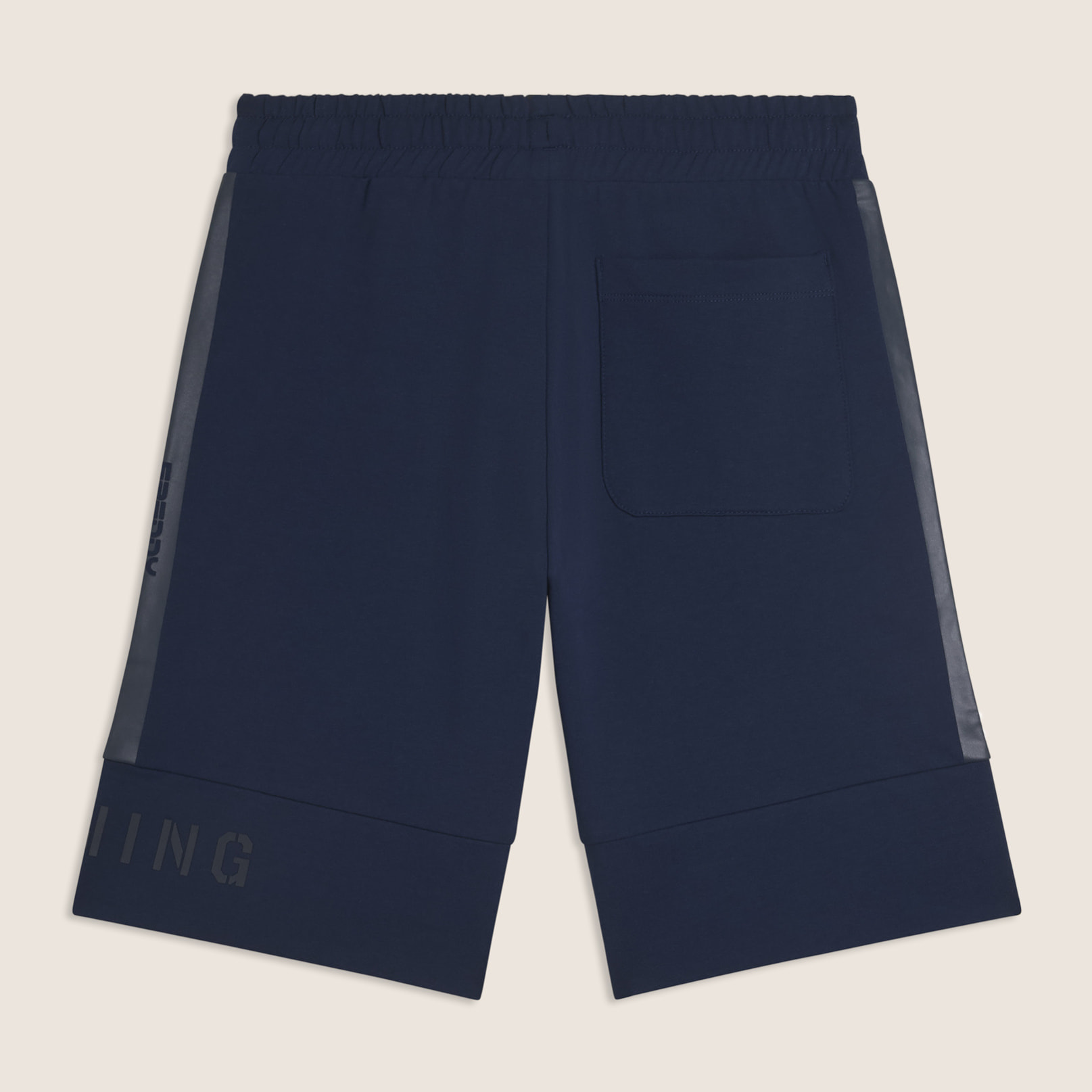 Shorts sportivi con stampa gommata e tasche multiple